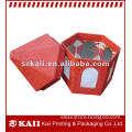 hexagonal gift packaging paper box